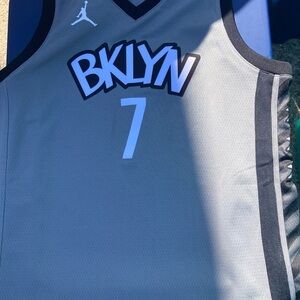 Nike Gray and Black Kids Jersey